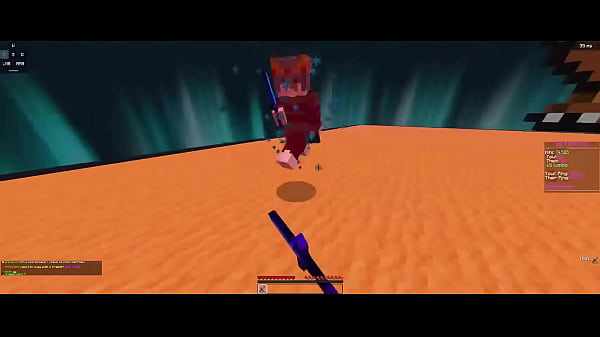 Stickman parkour round 29 on minecraft